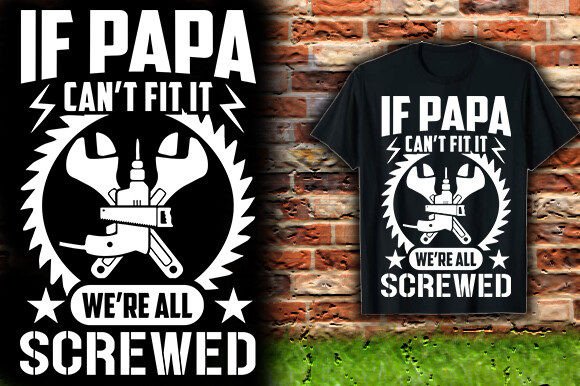 Papa Can't Fit It? A Designer's Take on This Bold Tee
