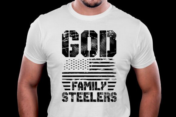 Review: God Family Steelers Veteran T-Shirt Design